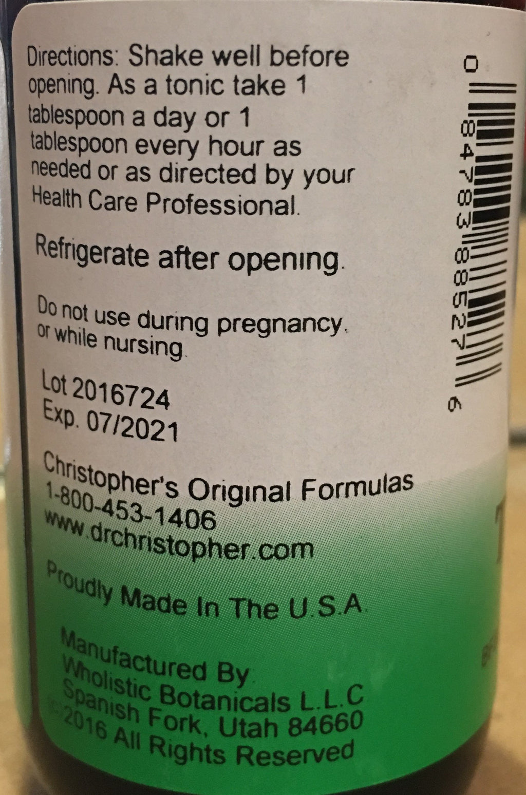 Christopher's Original Formulas Complete Tissue and Bone Syrup – Traditional Herbal Blend to Support Bones, Tissue & Cartilage, Liquid Botanical Formula, 4 oz