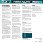 INSL-X Waterborne, Semi-Gloss Acrylic Pool Paint, Aquamarine,1 Gallon,128 Fl Oz (Pack of 1)