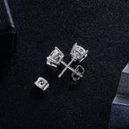 MDFUN Stud Earrings for Women Hypoallergenic Cubic Zirconia Earring 3MM