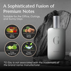 PB ParfumsBelcam G e��u Eau de Toilette Perfume Spray for Men - 3.4 Fl Oz Affordable Long Lasting Cologne, Modern Masculine Scent with Woody Citrus Fragrance Made with Premium Oils for All Day Use