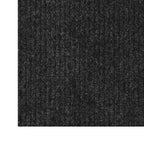 Ottomanson 2' x 5' Hallway Runner with Scraper Pile Extra Durable Non-Slip Rug Mat for Indoor & Outdoor Use - Ideal for Kitchen, Entryway, Patio & Garage - High-Traffic Carpet, Black