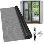 56Inch x 100Feet Window Screen Mesh Roll and Durable Screen Door Replacement, Window Mesh Screen Roll for Windows (Black)