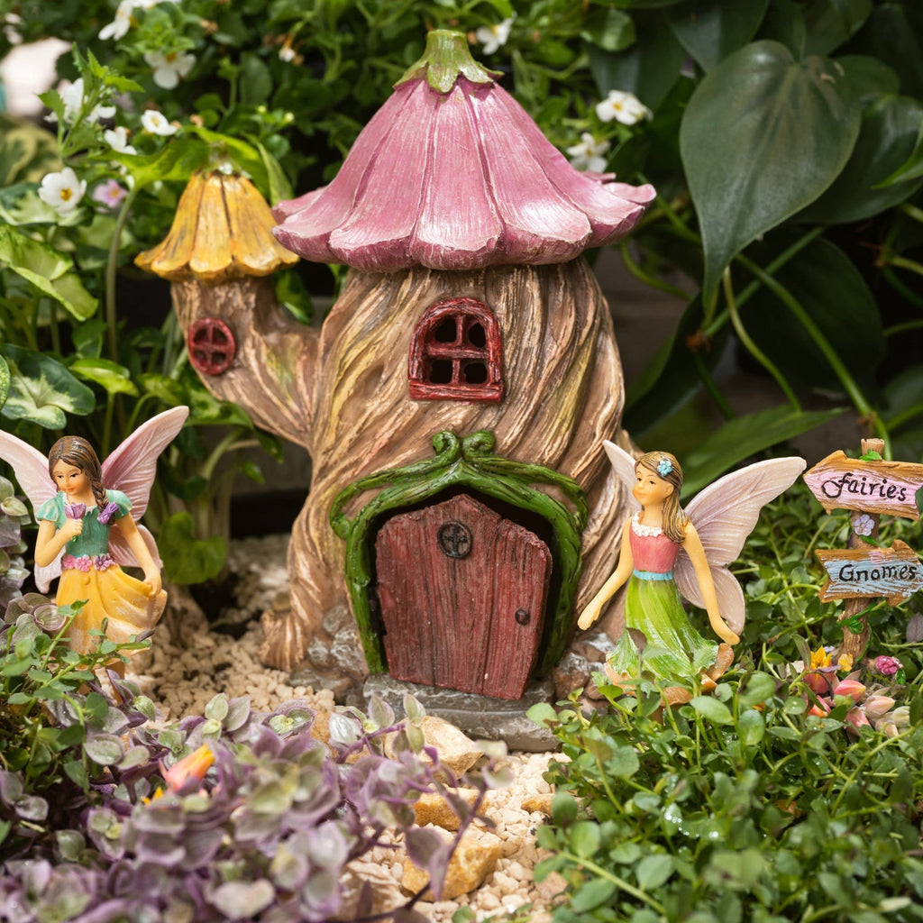 PRETMANNS Fairy Garden House Accessories Outdoor Kit 7” High