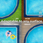 18 Ft Round Pool Liner Pad - Mat Tarp for Under Pool, Above Ground Pool Mat, Pool Ground Cloth, Pool Bottom Pad, Waterproof PE Tarp, Puncture Protection & Extend Liner Life