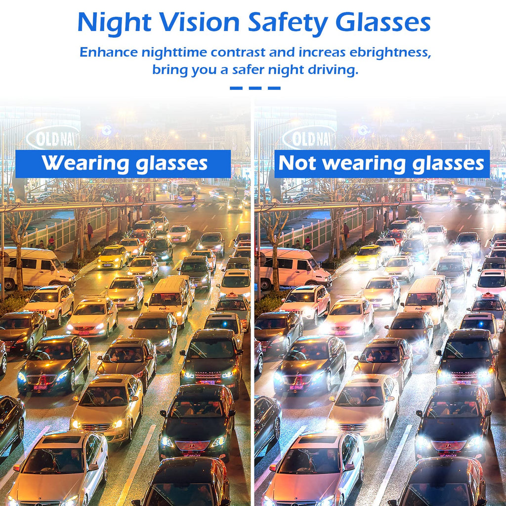 OXG 6 Pack Safety Glasses for Men and Women, UV-Block Safety Goggles ANSI Z87.1 Protective Eyewear Impact & Scratch Resistant Eye Protection for Shooting Construction and Outdoor