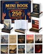 Book Advent Calendar 2026 for Book Lovers, Christmas Tree Ornaments