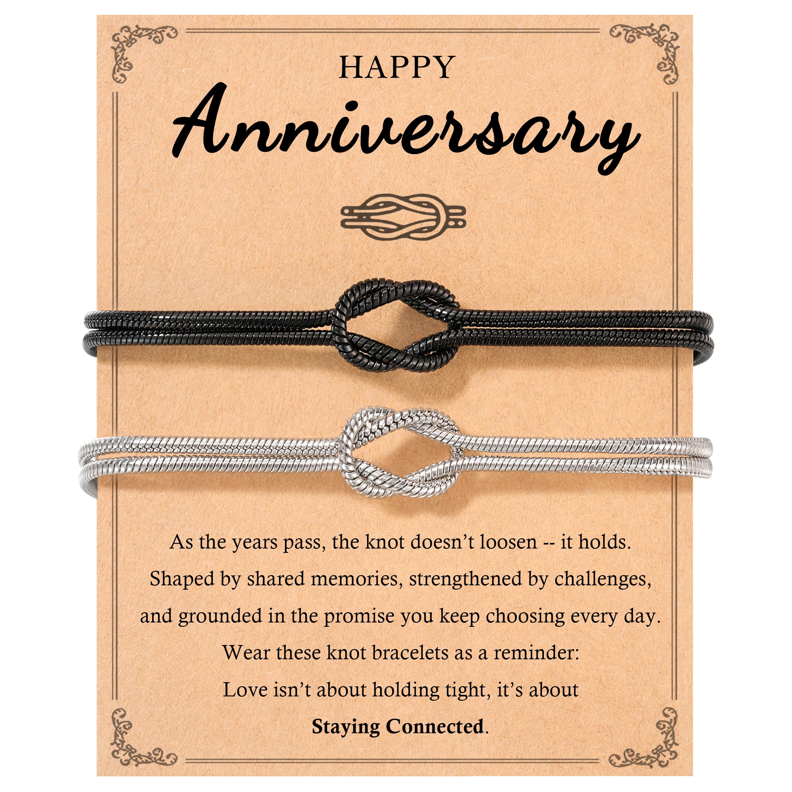 Tarsus Anniversary Bracelets Gifts for Men Women Couple Him Her
