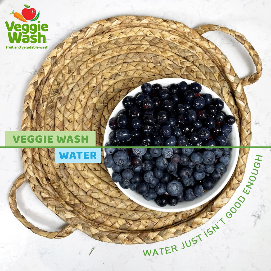 Veggie Wash Organic Fruit and Vegetable Wash Refill, Certified Organic, Ideal for Cleaning Produce, 32 Fluid Ounce, Pack of 2