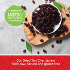 Herbaila Dried Cherries Tart Cherry, Montmorency Tart Cherries, Dried Sour Cherries Fresh, Montmorency Dried Tart Cherries, Dried Cherries, All-Natural Whole Sour Cherry (1lb)