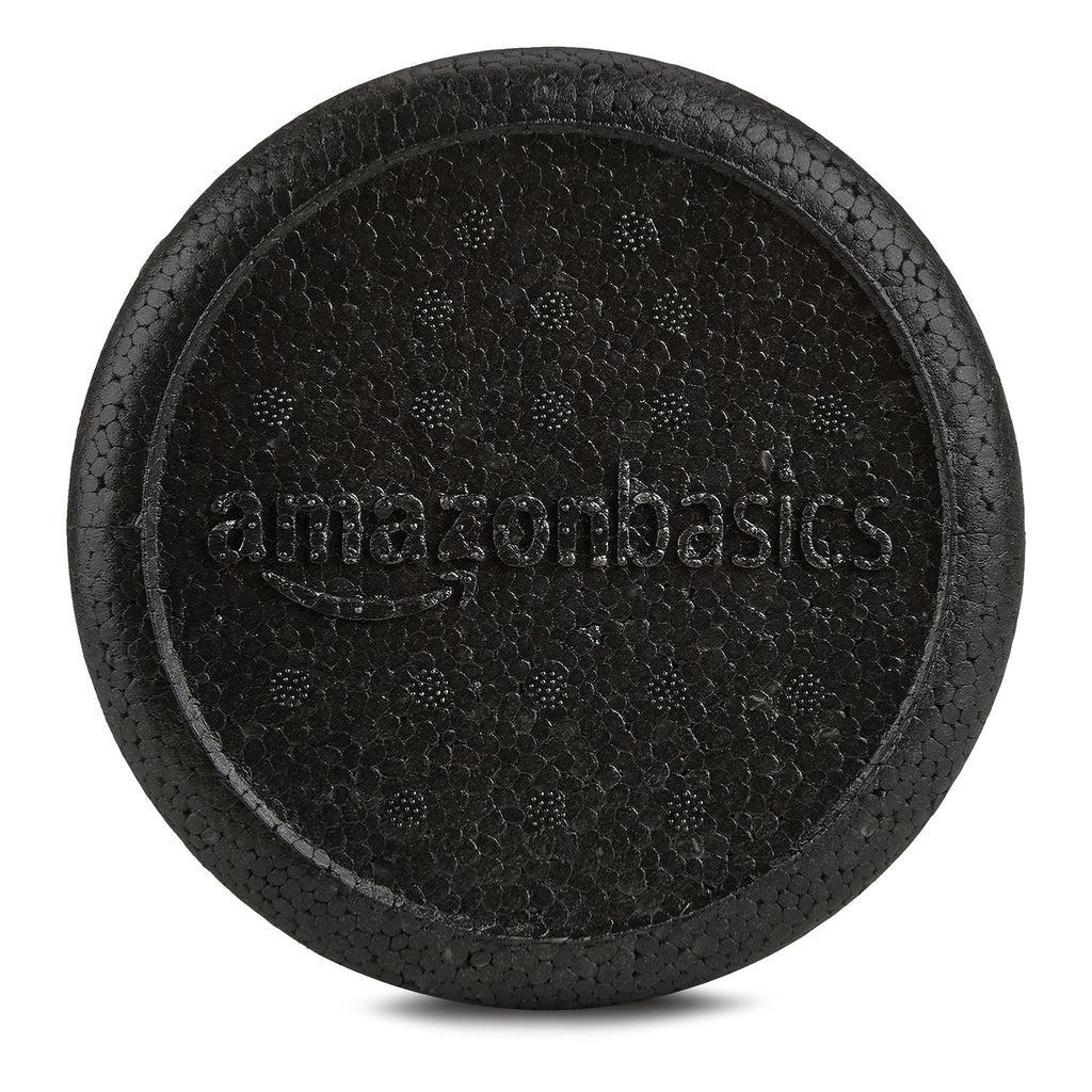 Amazon Basics High Density Foam Roller for Exercise and Recovery, 18 Inches, Black