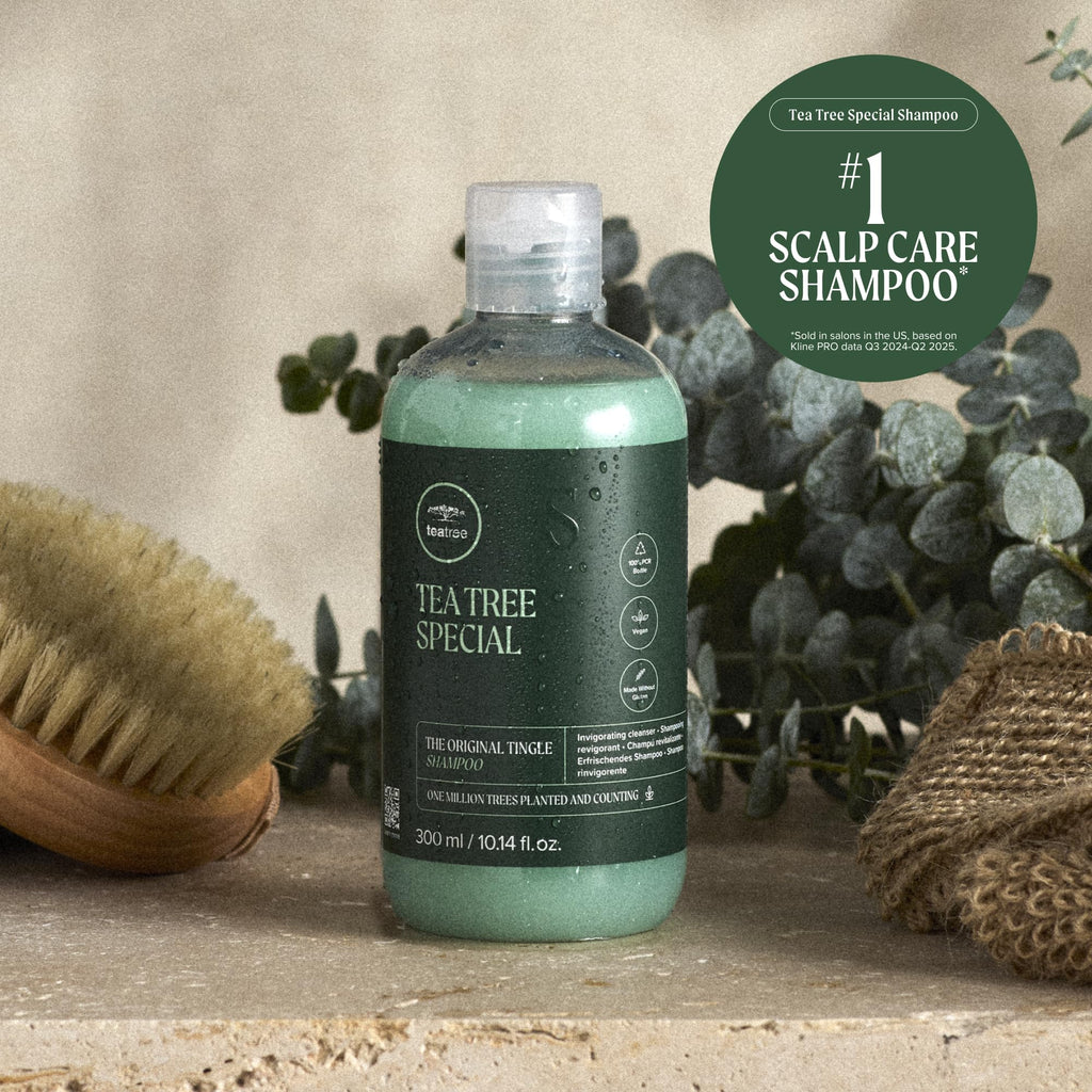 Tea Tree Special Shampoo, Deep Cleans, Refreshes Scalp, For All Hair Types, Especially Oily Hair, 10.14 fl. oz.