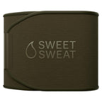 Sports Research Sweet Sweat Waist Trimmer (Core Series) - Premium Sweat Enhancing Fitness Band for Women & Men - Adjustable Fit �� Latex-Free Neoprene - Matte Green, Medium
