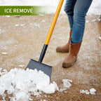 ZOYACREATE Cleaning Shovel, 51 Inch Heavy Duty Flat Snow Weeding Tool
