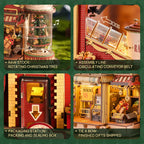 ROKR 3D Puzzle for Adults Christmas Dream Gift Factory DIY Miniature House