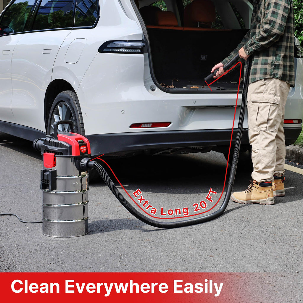 Shop-Vac 6 Gallon 4.0 Peak HP Wet/Dry Vacuum, Wall Mountable Shop Vacuum