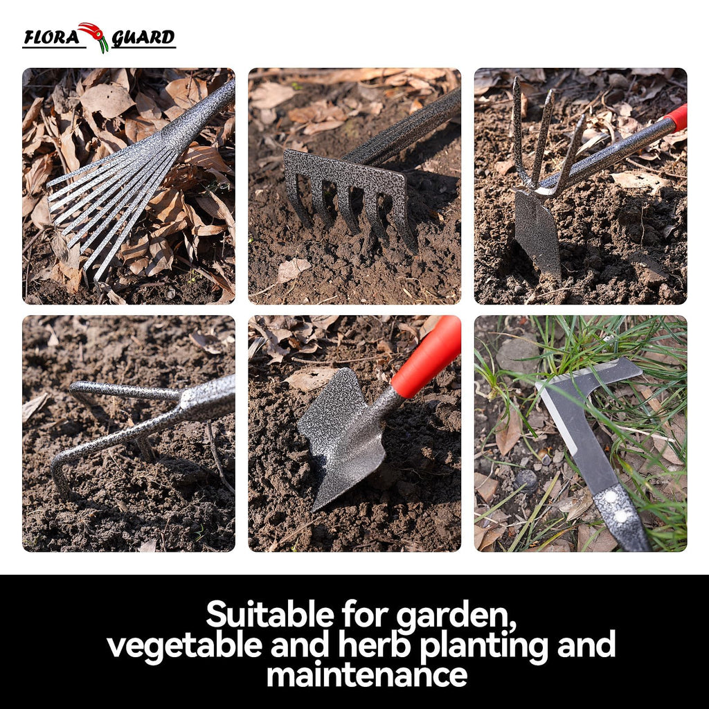 FLORA GUARD 6-Piece Garden Tool Set