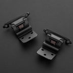 Ravinte 3/8" Inset Matte Black Cabinet Hinges 60 Pack (30 Pairs)
