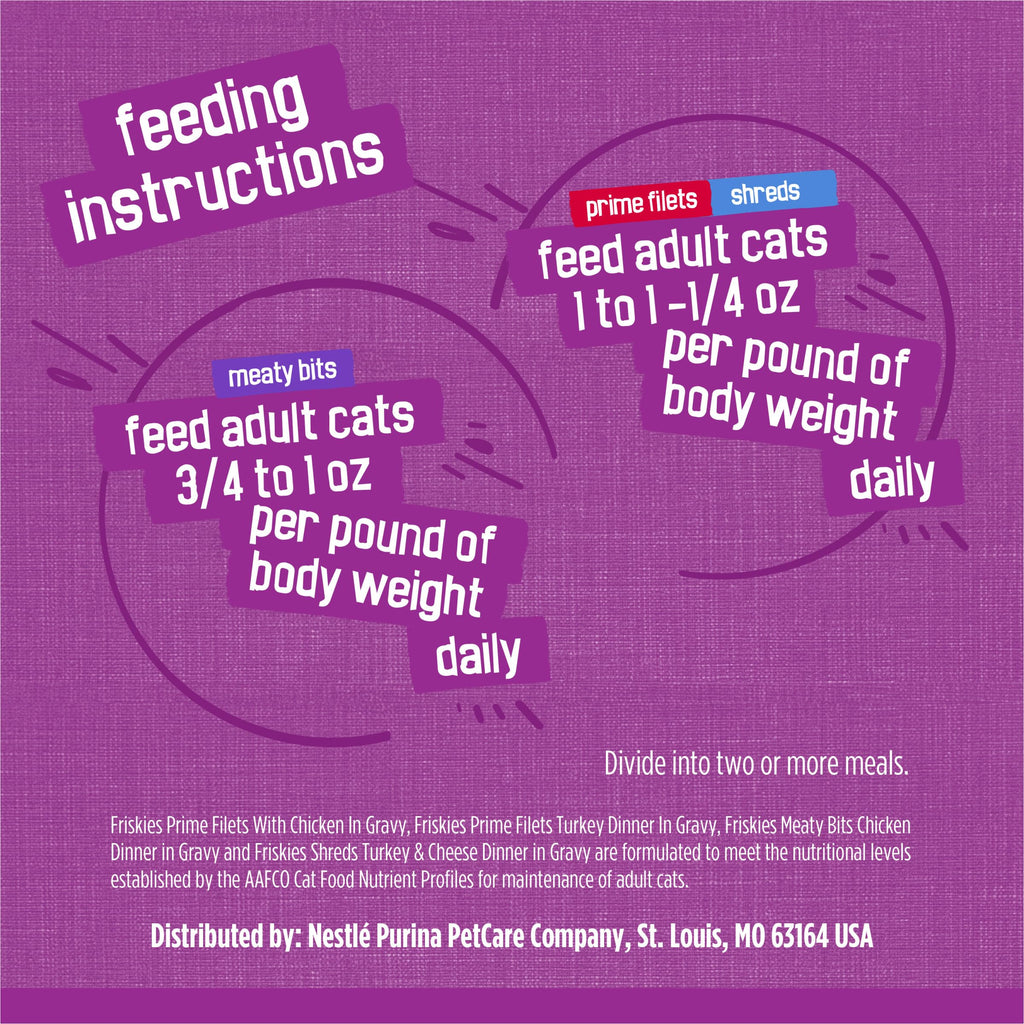 Purina Friskies Wet Cat Food Variety Pack, Poultry, (32) 5.5 oz Cans