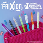 PILOT FriXion Clicker Gel Ink Pens 0.7mm, Assorted Colors, 10-Pack