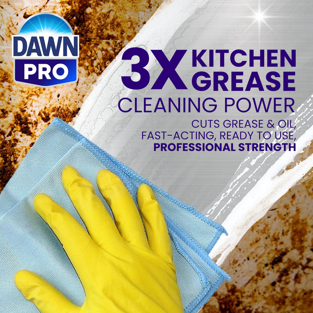 Dawn PRO Kitchen Surface Degreaser, Bulk Cleaning Spray for Oil and Grease Buildup in Commercial Kitchens, 32 fl oz (Case of 6)