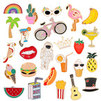 EuTengHao 25 Pieces Cute Enamel Lapel Pin Set Cartoon Brooch Pin Badges Brooch Pins for Clothing Bags Jackets Accessories Supplies DIY Crafts