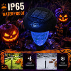 TISEJOY Solar Lights Outdoor Waterproof for Pathway, 12 Pack Color Changing