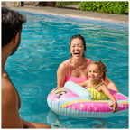 Swimways Barbie Inflatable Water Boat Vehicle, Inflatable Pool Floats and Kids Pool Toys, Barbie Pool Party Supplies for Kids Aged 3 & Up