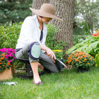 Vertex Premium Garden Rocker with Cushion, Cover and Pockets | Gardeners Work Seat Stool for Weeding Planting Tool | Made in USA | Model GB1227