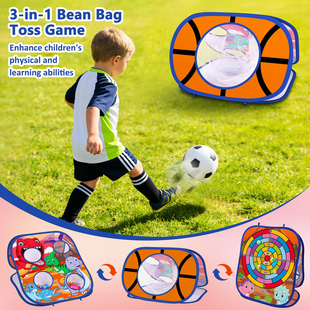 Dinosaur Bean Bag Toss Game Toy Outdoor Toss Game