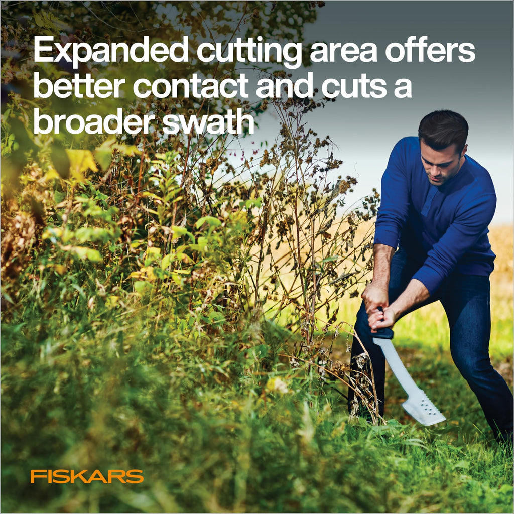 Fiskars 28" Heavy-Duty Machete Axe for Yard Work & Garden with Sheath