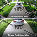WYZE Floodlight Camera Pro, PCMag Editors' Choice 3000-Lumen LEDs, 2.5K HD Outdoor Security Camera, 180° Wide View, Motion Detection, Color Night Vision, Works with Alexa & Google-White