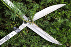 FELCO F250-57 Swiss Made Hedge Shears for Gardening – 22" Lightweight Precision Clippers for Shrub Trimming | Hedge Scissors | Trimmer Tool with Chromed Carbon Blades | I-Beam Handles