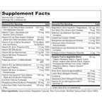 NATURELO Multivitamins for Teenage Girls/Boys, 120 Capsules, Whole Food Multivitamin with Minerals, Non-GMO, Vegetarian