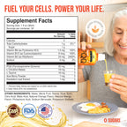 MBS Biotechnology - Super PQQ Liquid - Highly Absorbable Pyrroloquinoline Quinone 20 Milligram, Best Liquid PQQ for Mitochondrial Biogenesis, Supports Heart Health, Cognitive Function and Mental Focus
