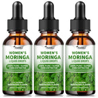 3 Pack（6 Fl Oz） Moringa Liquid Drops 800 mg for Women- with Moringa Oleifera Leaf Extract, Turmeric Root Extract, Olive Leaf, Black Pepper, Vitamin C & E，Antioxidant, Energy and Immunity Support.