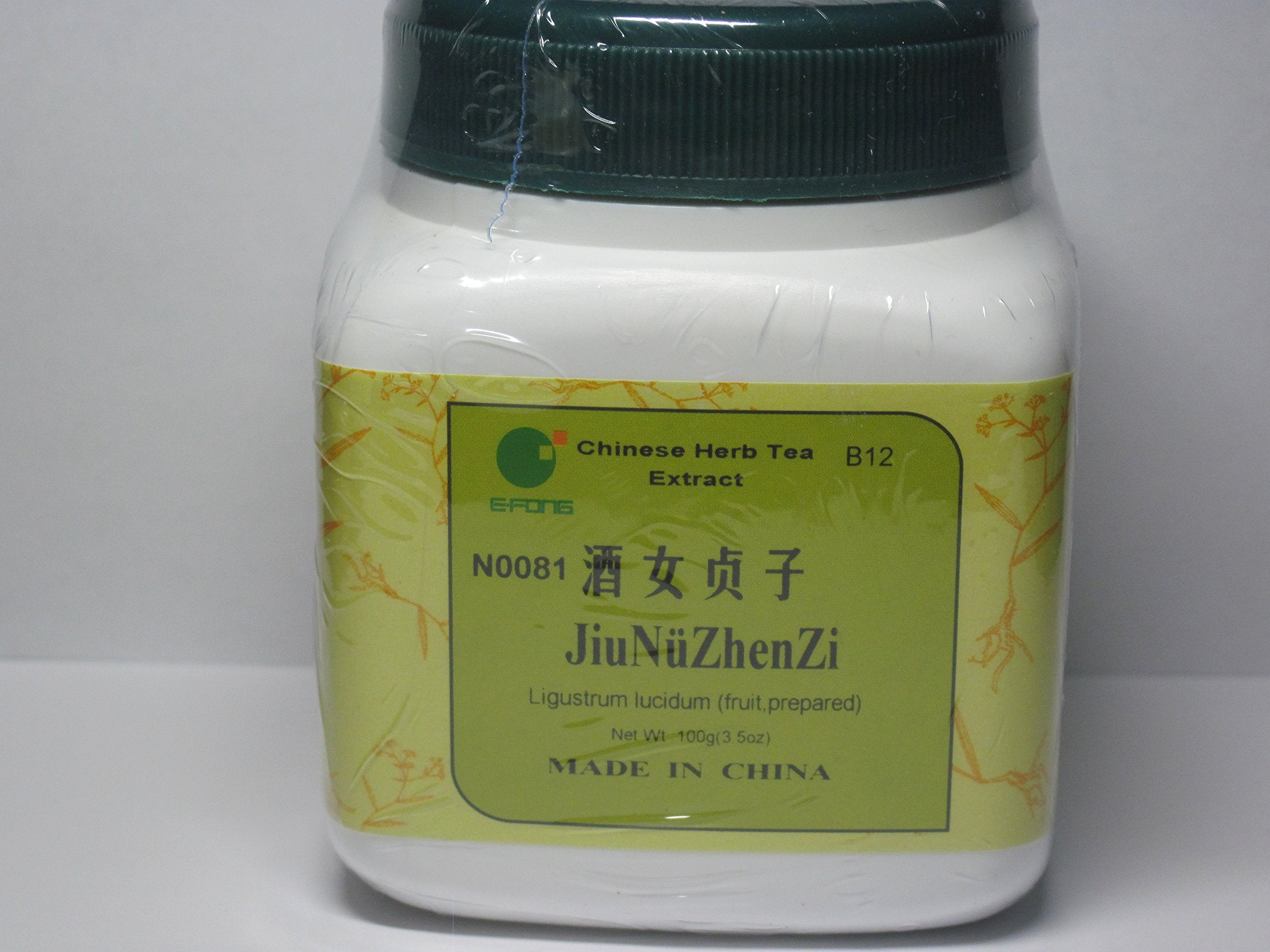 Nu Zhen Zi Jiu - Ligustrum Fruit, Jiu Prepared, 100 Grams,(E-Fong)
