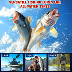 PLUSINNO Fishing Advent Calendar 2026 Adult, 24 Day Fishing Lures Gift