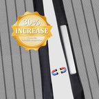 Magnetic Screen Door - Self Sealing, Heavy Duty, Hands Free Mesh Partition Keeps Bugs Out Let Breeze in- Pet and Kid Friendly - Keep Open Feature (Black, Fit Door Size 38 x 82 Inch)