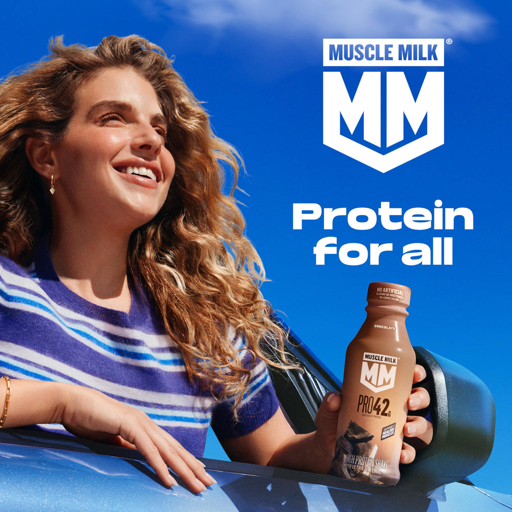 Muscle Milk High Protein Shake, Strawberry, 11 fl oz Cartons (12 Pack)