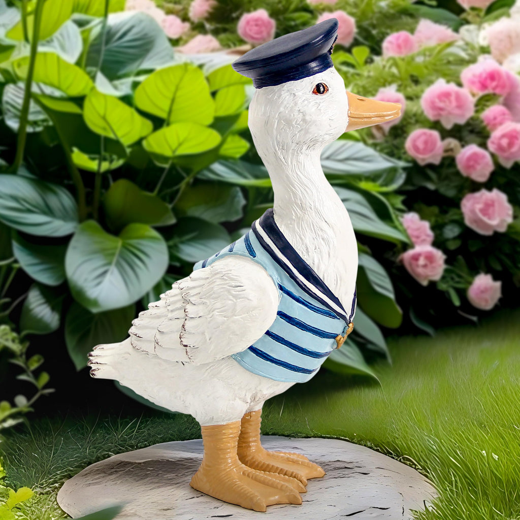Duck Garden Decor Outdoor Porch Duck Statues Lawn Ornaments for Outside