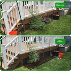 Landscape Edging Border 100 FT 2 Inch Tall with 180 Spikes, Plastic Edging for Landscaping, Garden Edging Border, Flower Bed, Paver and Lawn Edging Border, Black