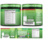 Clean Nutra Chlorophyll Capsules + Peppermint Slippery Elm Spirulina Chlorella Fenugreek Ashwagandha Sea Moss Supplement – Ph Balance for Women Detox Internal Deodorant Supplement + Prebiotics 60 Ct