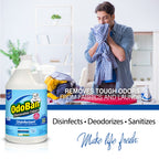 OdoBan Ready-to-Use Disinfectant and Odor Eliminator, Made in the USA, Fresh Linen Scent, Set of 3, 2 Spray Bottles, 32 Ounces Each and 1 Gallon Concentrate