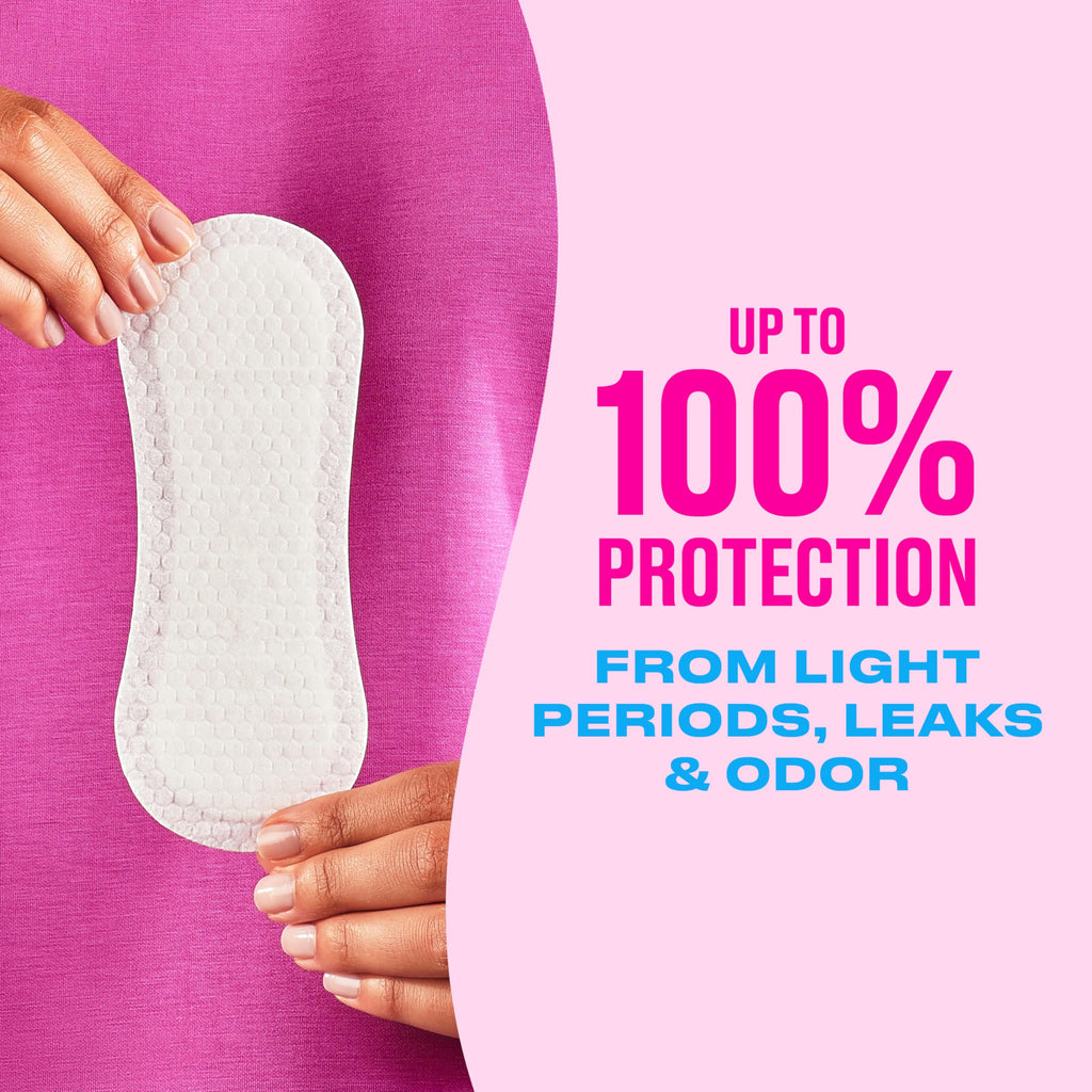 Carefree Panty Liners for Women, Extra Long, Wrapped, Unscented, 93ct | Pantiliners, Carefree, Daily Liners for Women, Light Periods and Leaks, 8-Hour Odor Control | 93ct (Packaging May Vary)