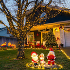 JMEXSUSS 2 Pack Solar String Lights Outdoor, Total 400LED 151FT, Warm White