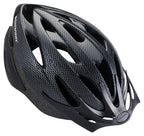 Schwinn Thrasher Helmet for Adults, Black, Size 58 - 62 cm, for Riders Ages 14+, Lightweight Microshell, Adjustable Dial and Straps, Interior Padding, 20 Air Vents, Removable Visor, Adult Bike Helmet