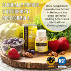 Heliocare Skin Care Dietary Supplement: 240mg Polypodium Leucotomos Extract Pills - Antioxidant Rich Formula with Fernblock and PLE Technology - 60 Veggie Capsules