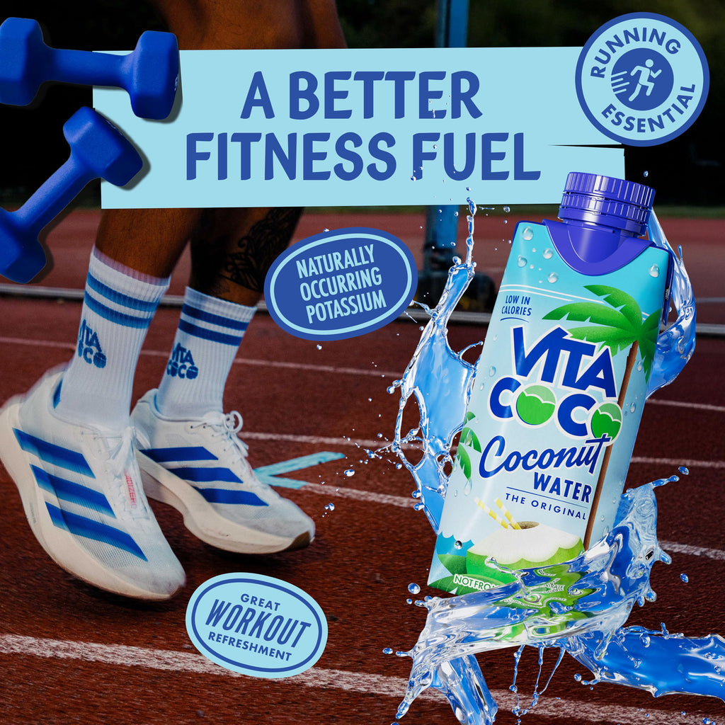 Vita Coco Coconut Water, Original, 33.8 Oz (Pack of 6)