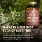 HEART & SOIL 100% Grass Fed & Finished Pure American Beef Liver Supplement from Pasture-Raised Cattle – Beef Liver Capsules – Nature’s Ultimate Superfood – Made in USA – Glass Bottle – 180 Capsules