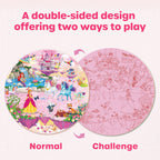 SYNARRY Unicorn Princess Mermaid Fairy Floor Puzzles for Kids Ages 3-5